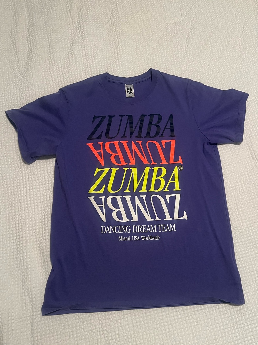 Zumba Fitness Purple Crewneck Top
